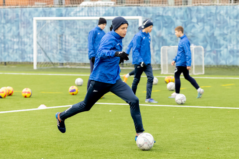 Тренировка «Зенита» U-17 в «Газпром»-Академии