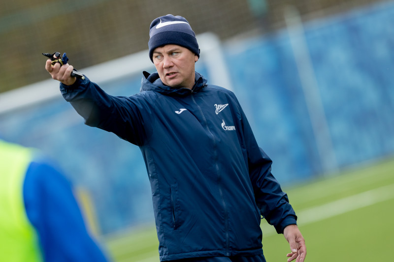 Тренировка «Зенита» U-17 в «Газпром»-Академии