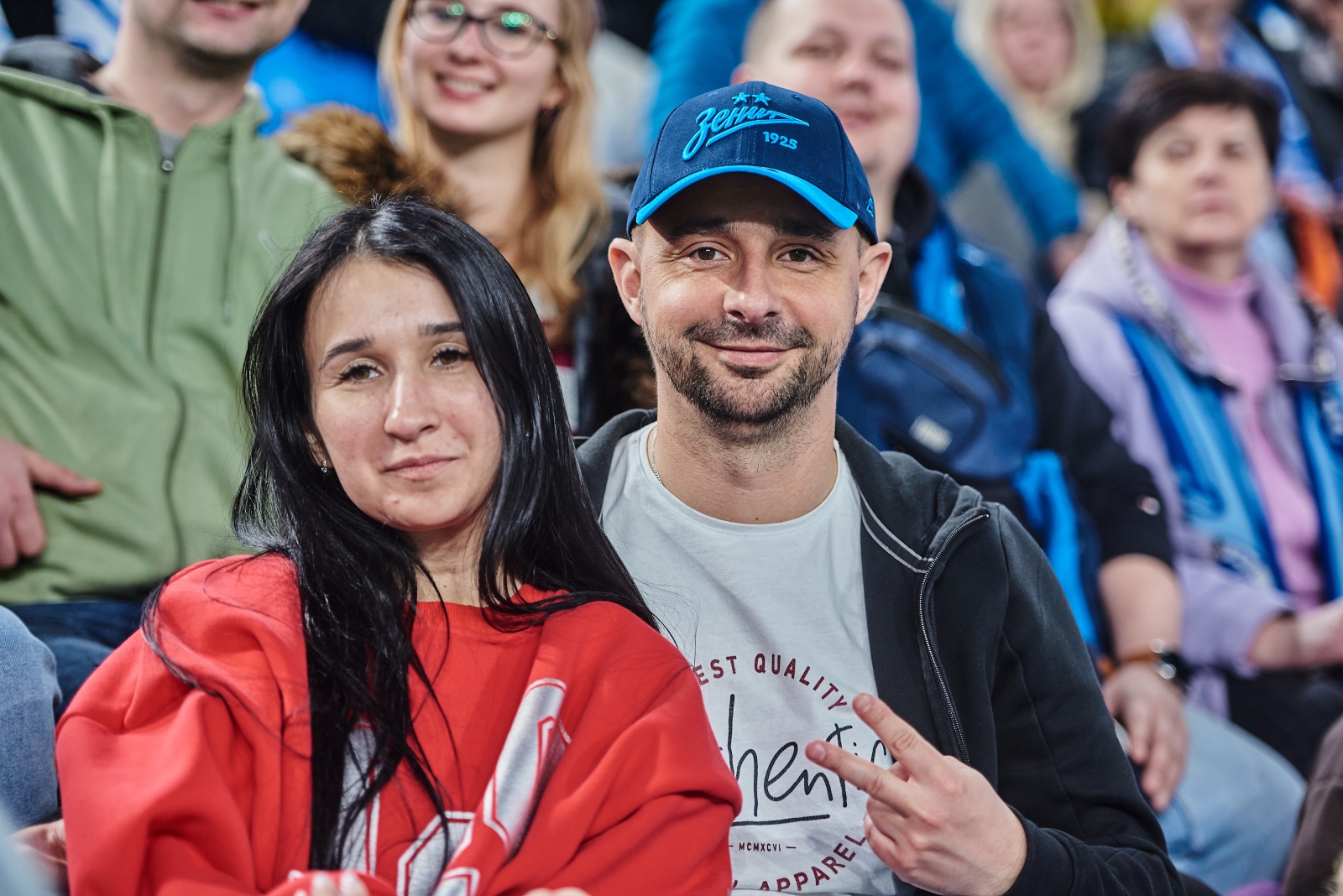 Болельщики на матче «Зенит» — «Рубин»
