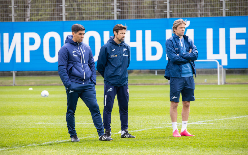 Открытая тренировка «Зенита» перед матчем с ЦСКА