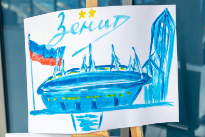 Фан-променад перед матчем «Зенит» — «Црвена Звезда»