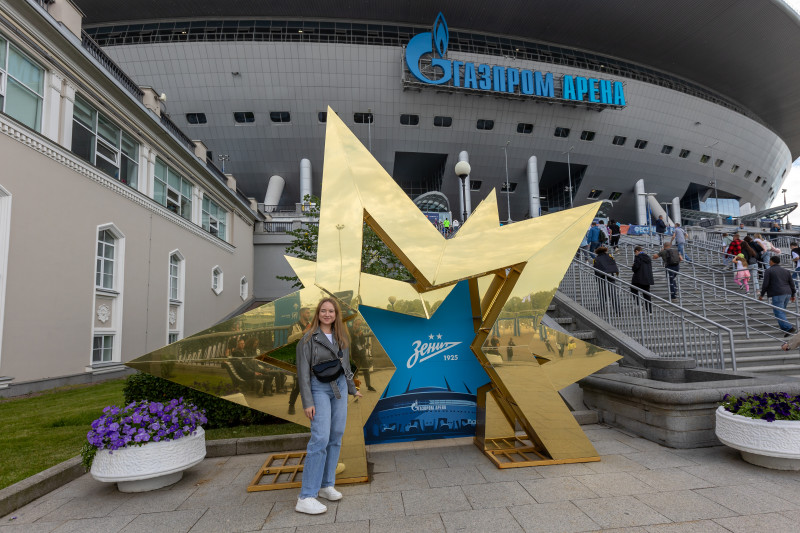 Фан-променад перед матчем «Зенит» — «Црвена Звезда»