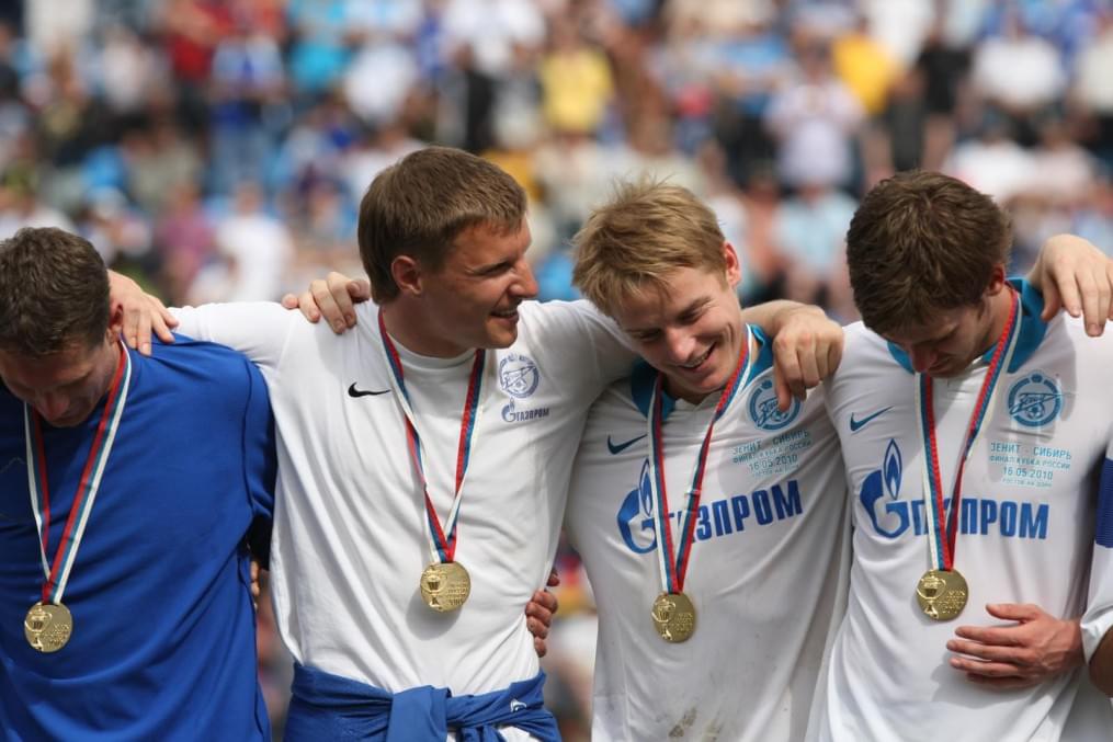Церемония награждения «Зенита»,  Кубоком России 2009/2010