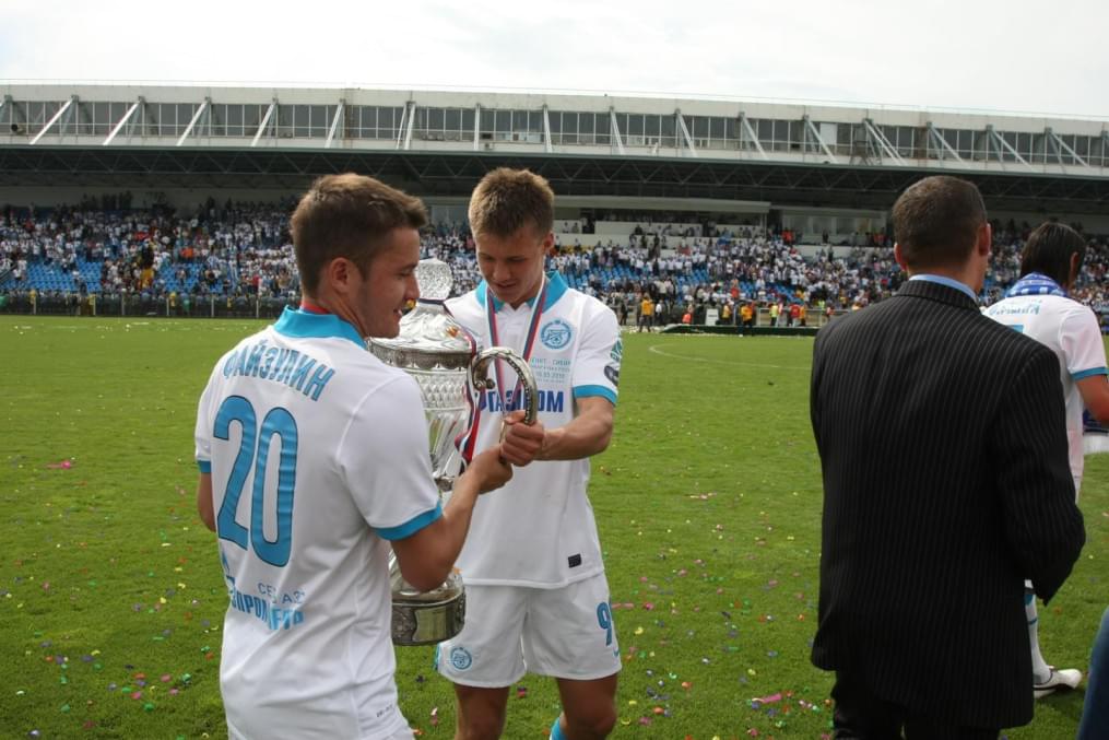 Церемония награждения «Зенита»,  Кубоком России 2009/2010