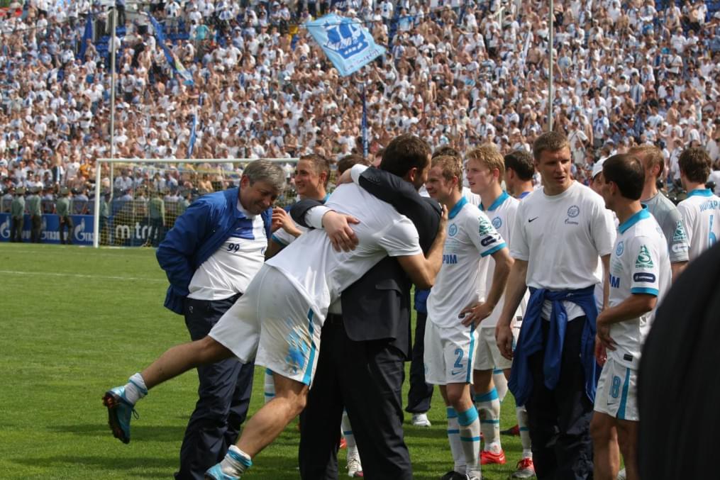 Церемония награждения «Зенита»,  Кубоком России 2009/2010