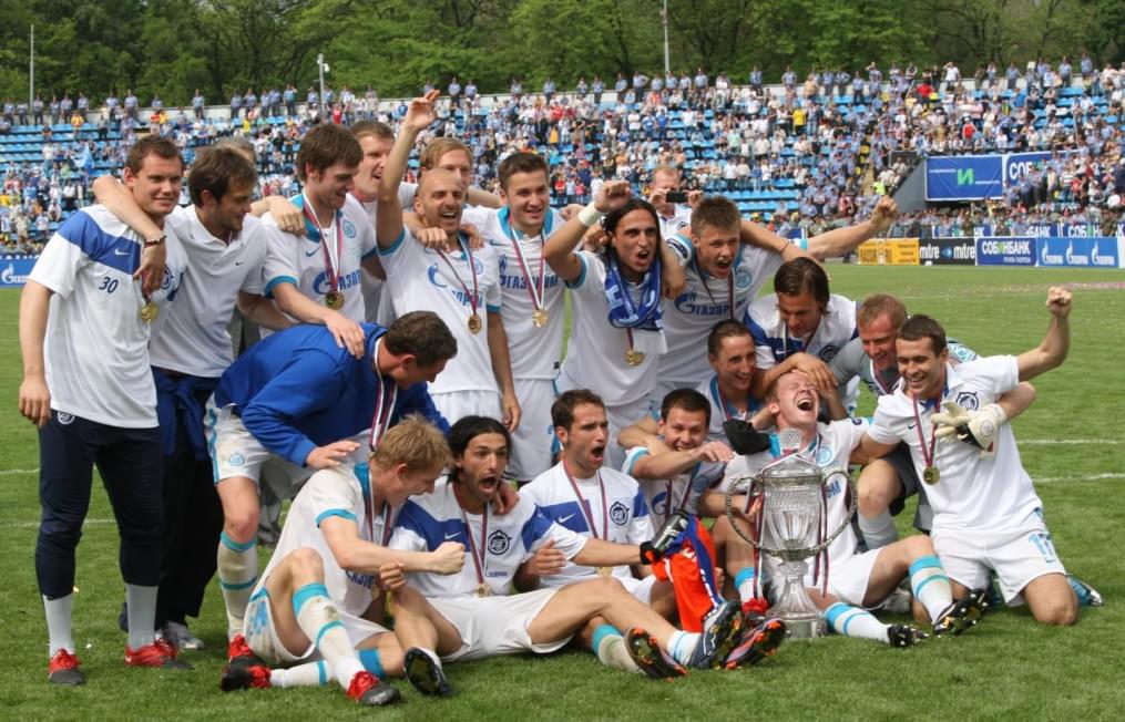 Церемония награждения «Зенита»,  Кубоком России 2009/2010