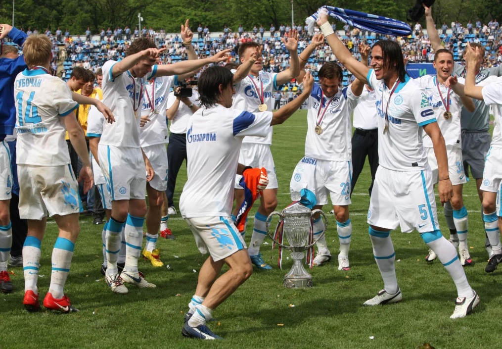 Церемония награждения «Зенита»,  Кубоком России 2009/2010