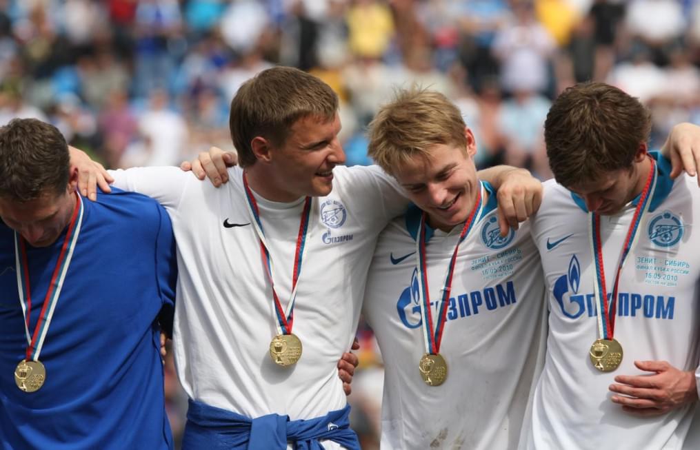 Церемония награждения «Зенита»,  Кубоком России 2009/2010