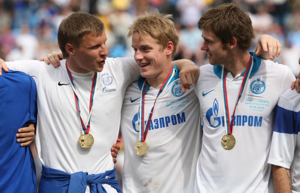 Церемония награждения «Зенита»,  Кубоком России 2009/2010