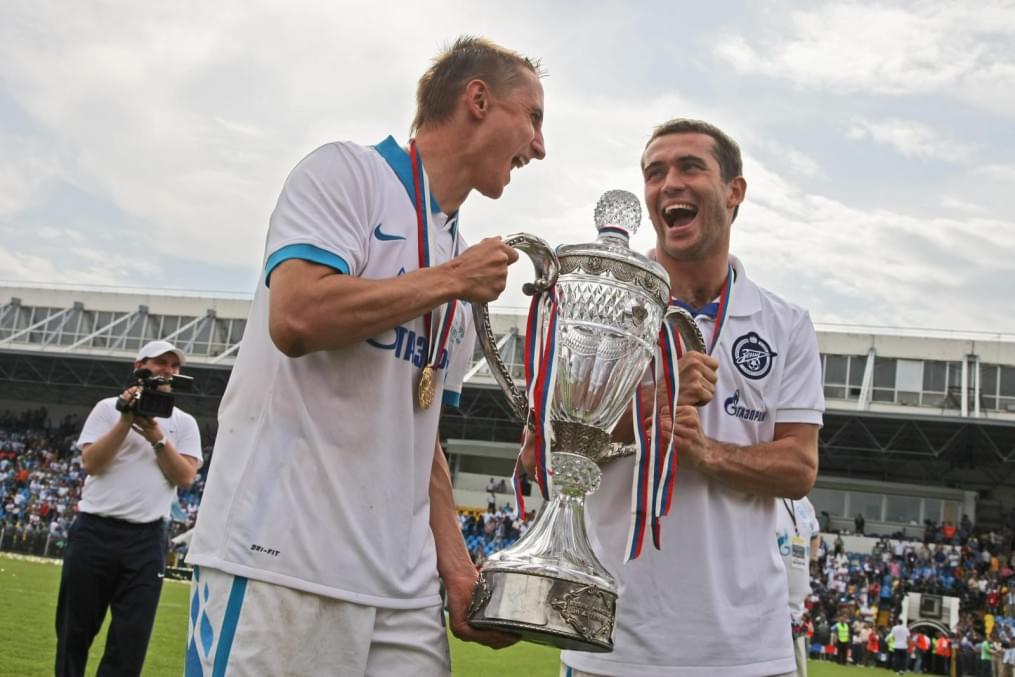 Церемония награждения «Зенита»,  Кубоком России 2009/2010