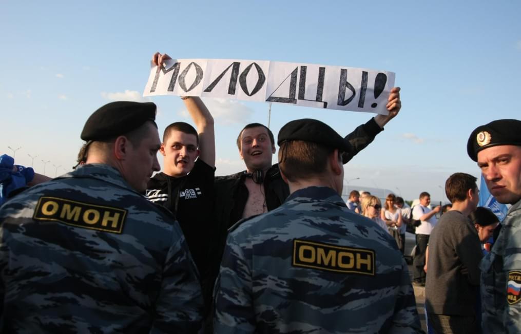 Встреча футболистов «„Зенита“», выигравших  Кубок России 2009/2010 года