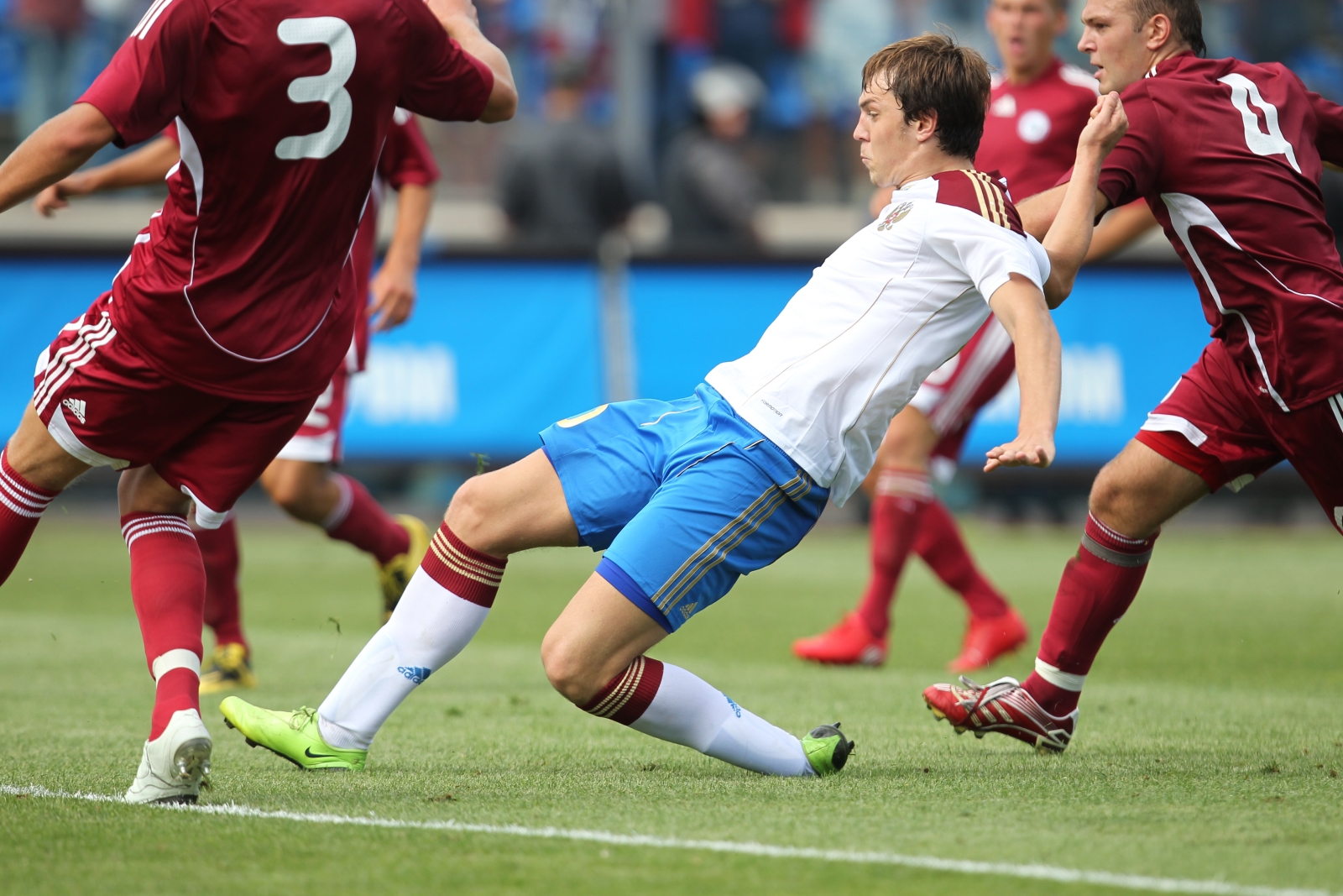 Чемпионат Европы 2011 среди молодженых команд, Россия—Латвия