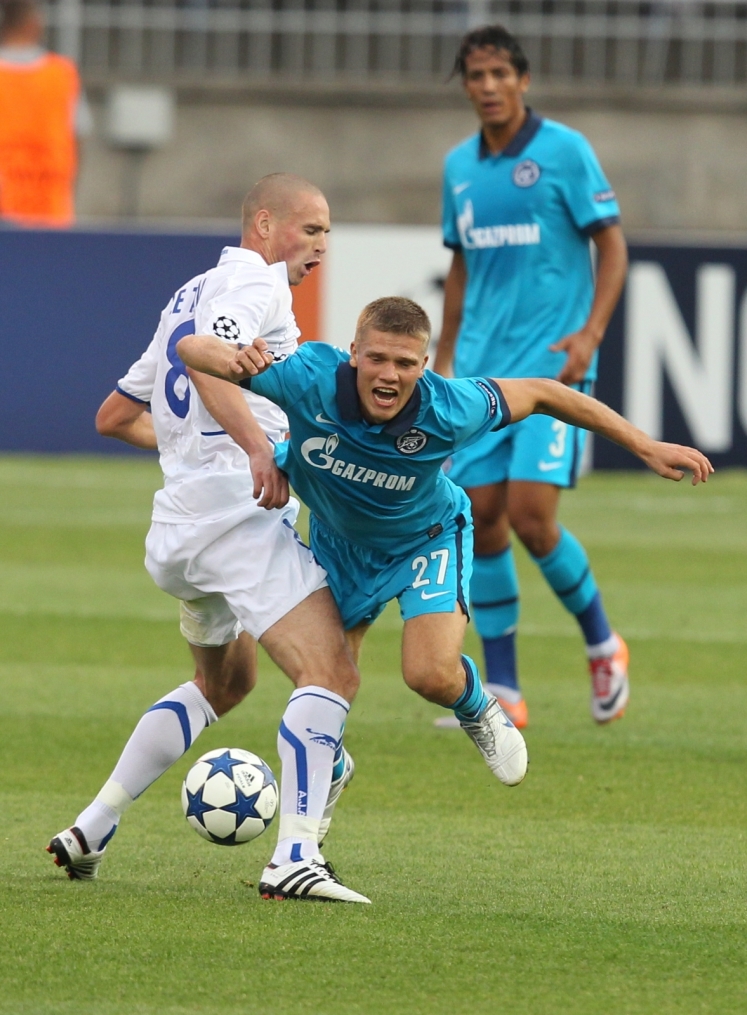 Лига чемпионов 2010/11, Плей-офф,  «Зенит» — «Осер»