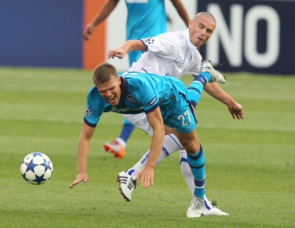 Лига чемпионов 2010/11, Плей-офф,  «Зенит» — «Осер»