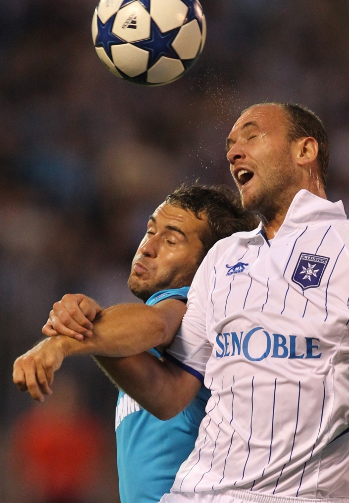 Лига чемпионов 2010/11, Плей-офф,  «Зенит» — «Осер»