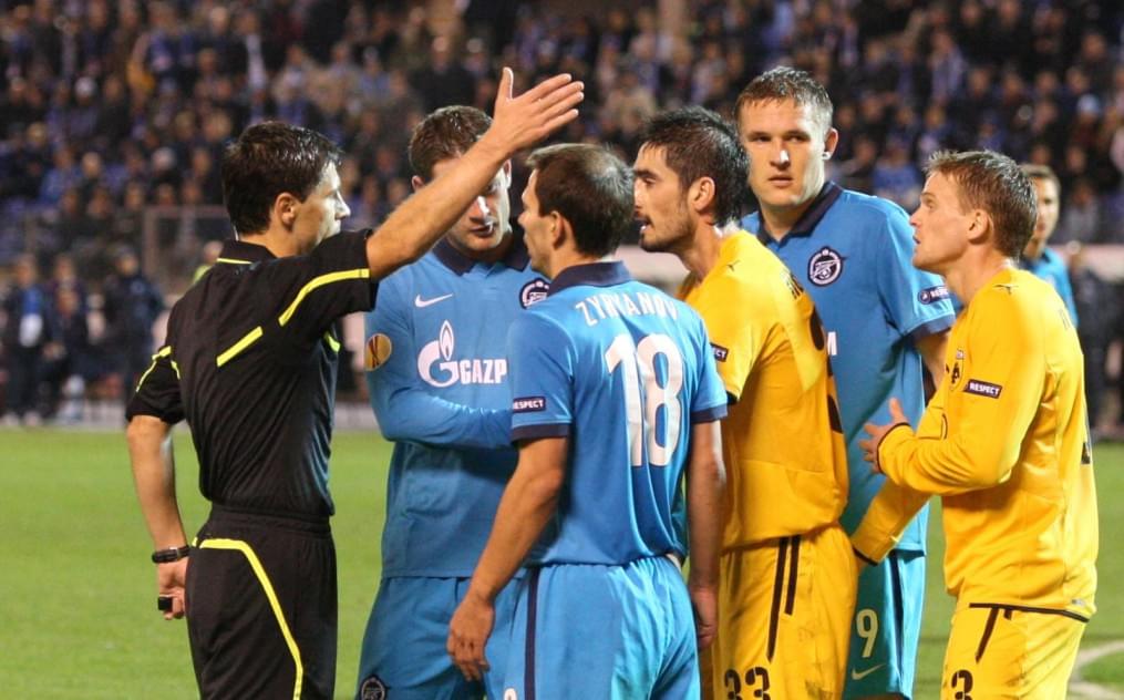 Лига Европы  УЕФА 2010. Матч Зенит— АЕК
