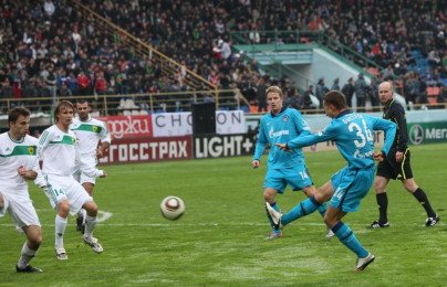 Чемпионат России 2010 года, 25 тур, футбольный матч Анжи—Зенит