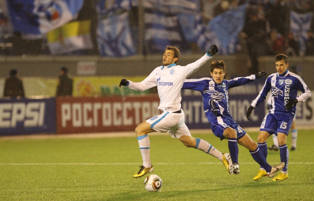 Чемпионат России 2010. 27 тур, Футбольный матч Сибирь—Зенит
