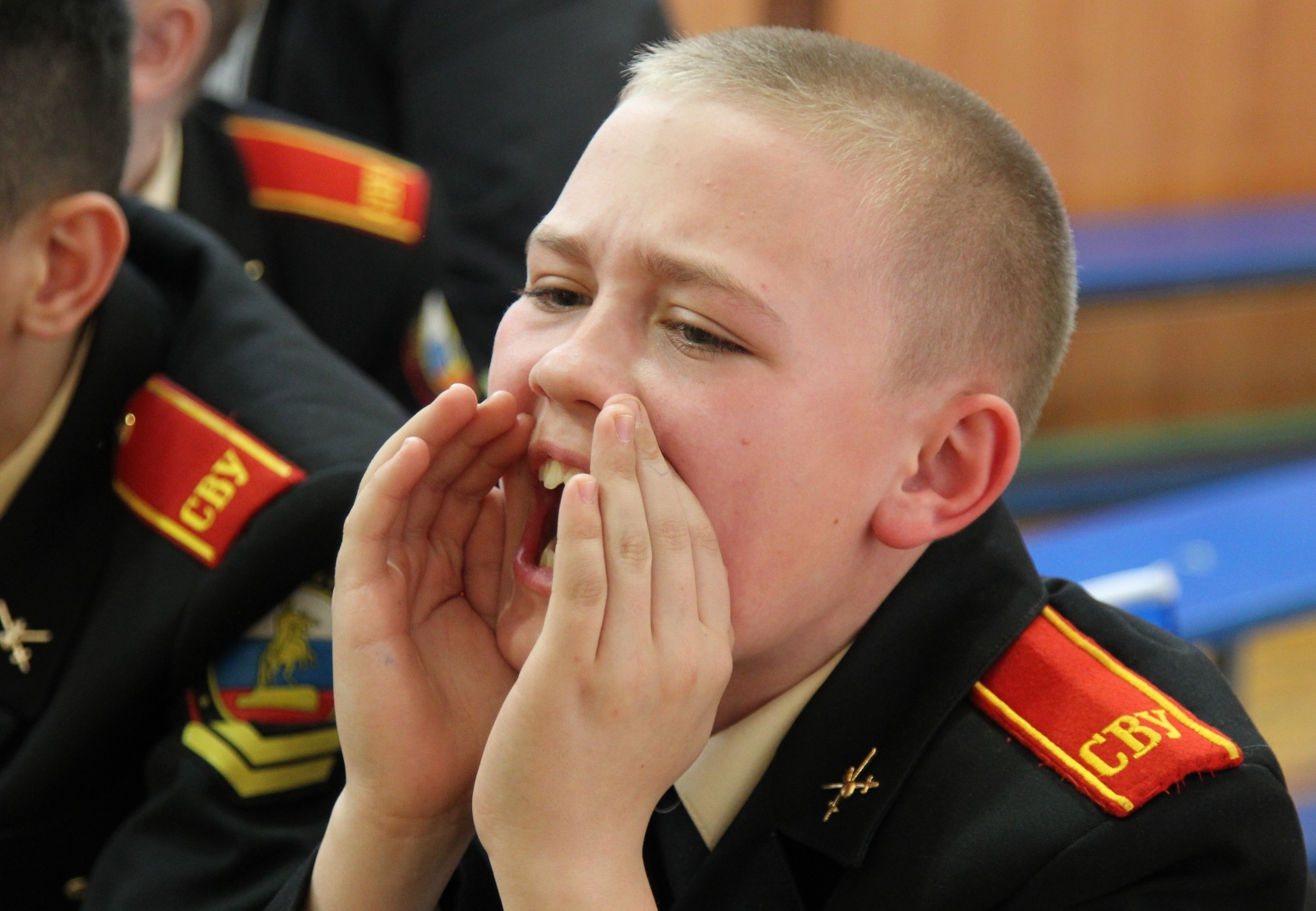 Встреча игроков «Зенита» с суворовцами 