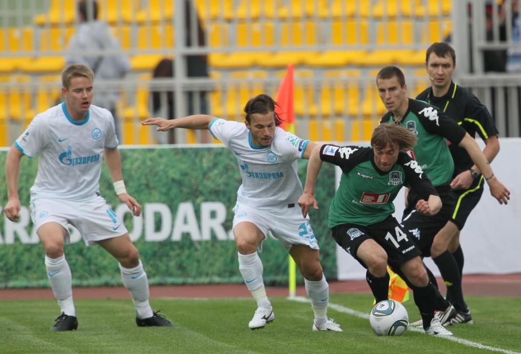 Чемпионат России 2011.  Матч Краснодар — Зенит