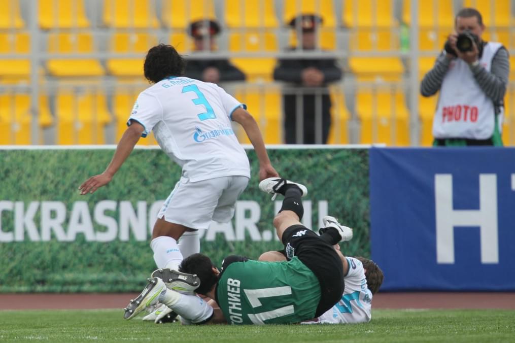 Чемпионат России 2011.  Матч Краснодар — Зенит