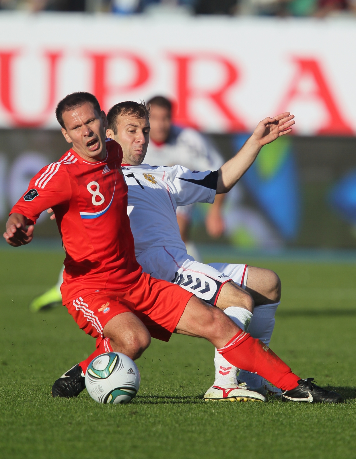 Матч квалификационного раунда чемпионата Европы 2012. Россия — Армения
