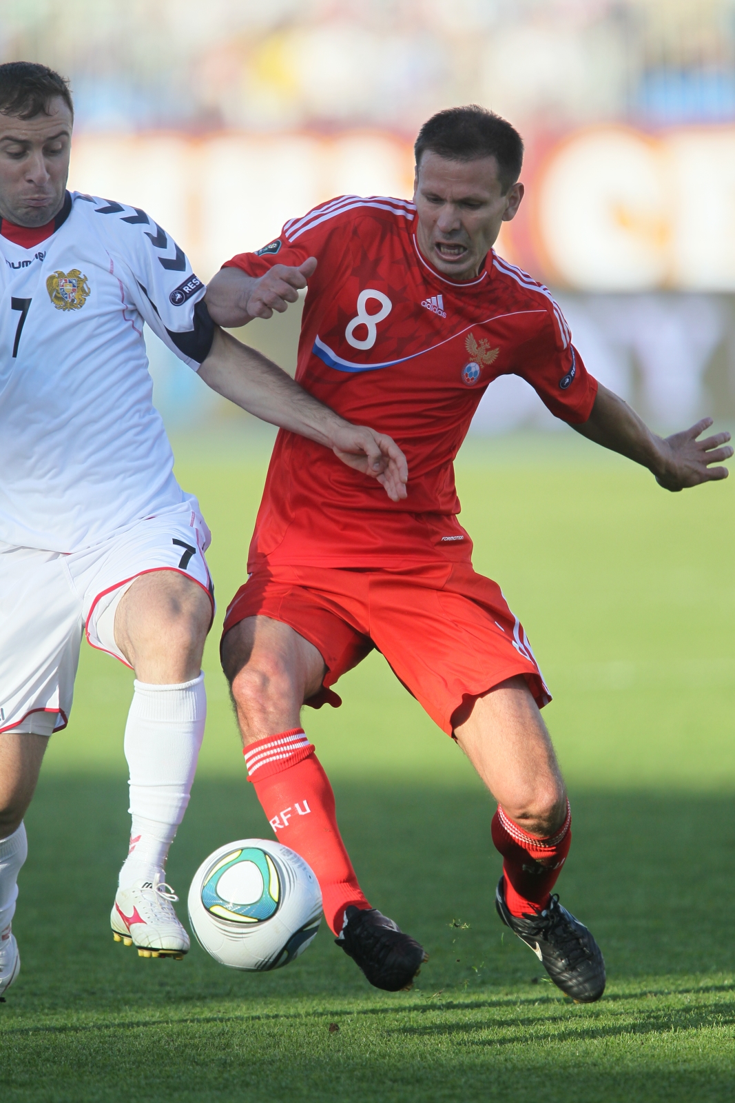 Матч квалификационного раунда чемпионата Европы 2012. Россия — Армения