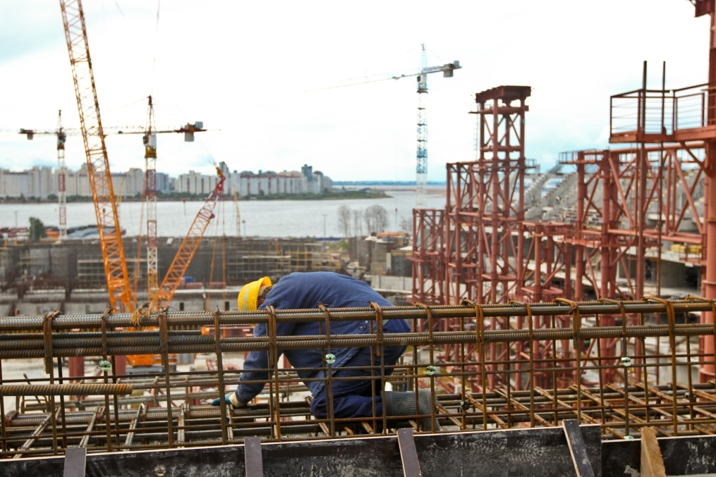 Строительство стадиона на Крестовском острове