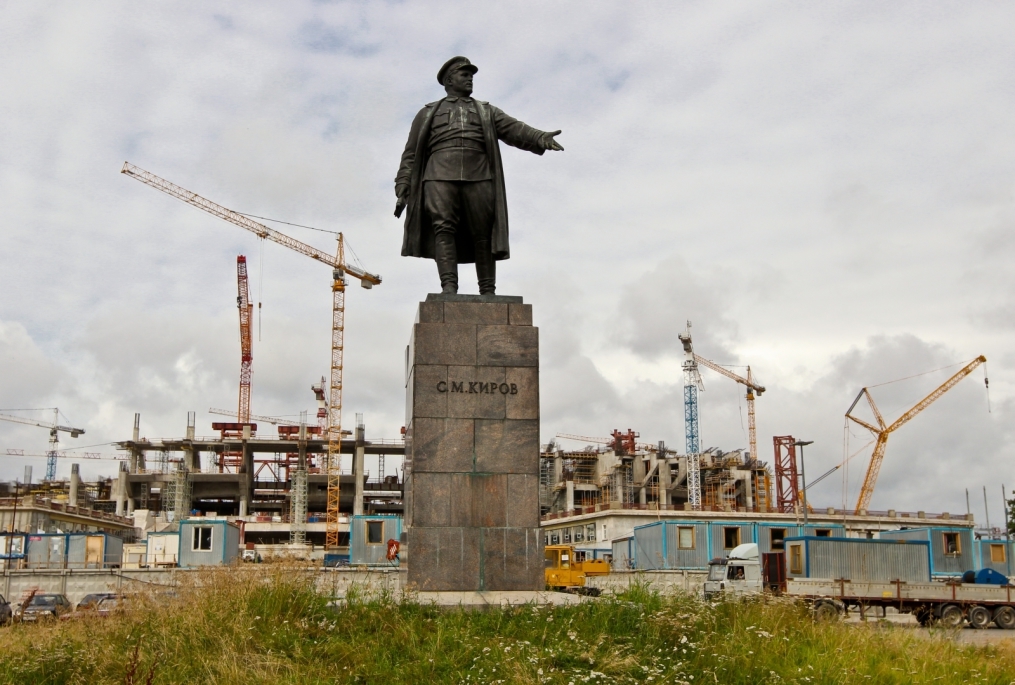 Строительство стадиона на Крестовском острове