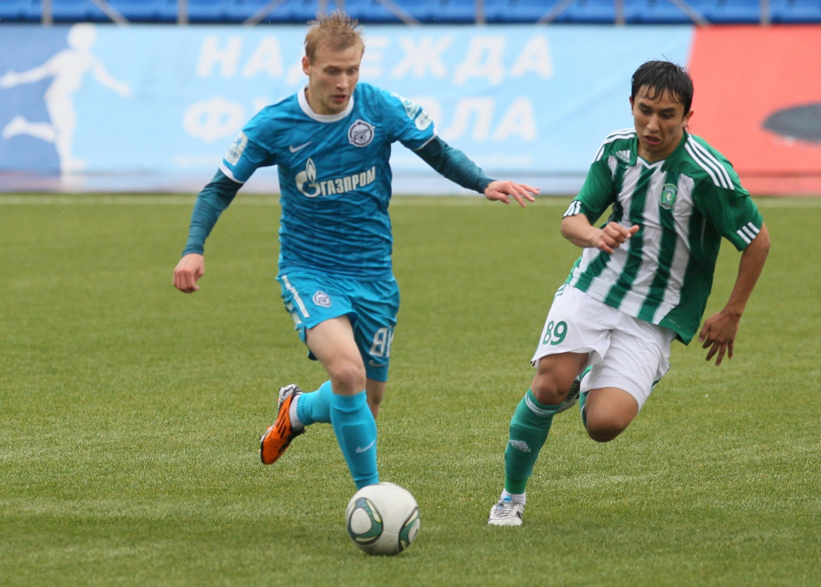 Первенство молодежных составов 2011. Матч Зенит — Томь