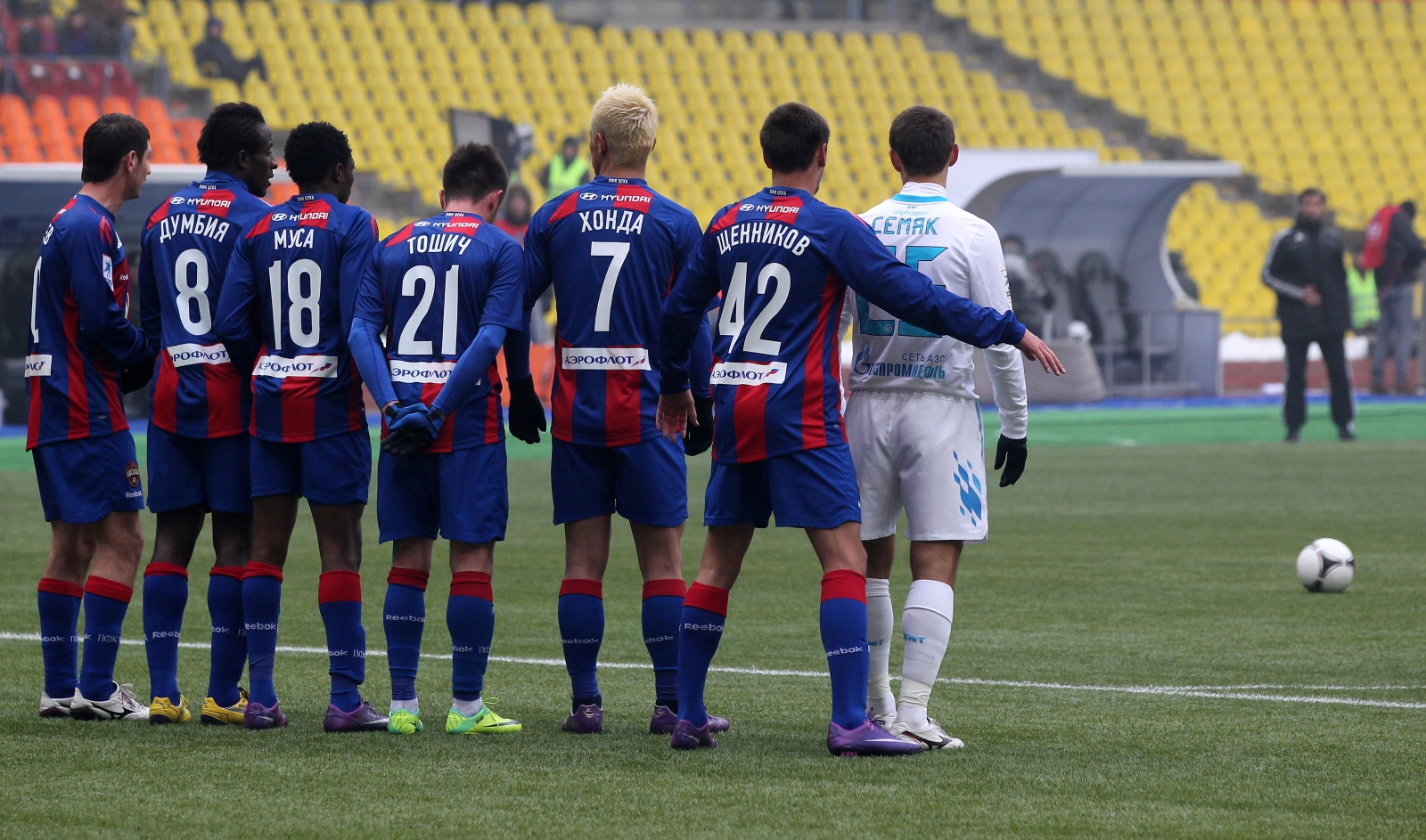 Чемпионат России 2011—2012, матч ЦСКА — Зенит