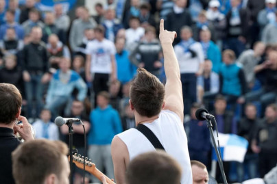 Торжественная церемония вручения Кубка чемпионов России ФК «Зенит» 