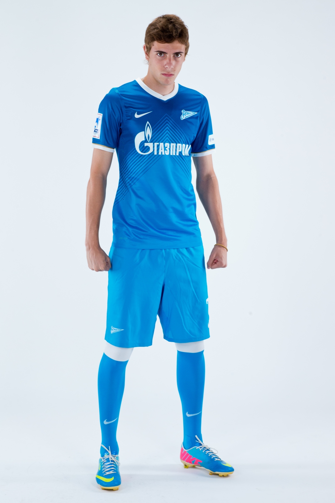 Фотосессия футболиста основного состава ФК «Зенит» сезона 2013/2014