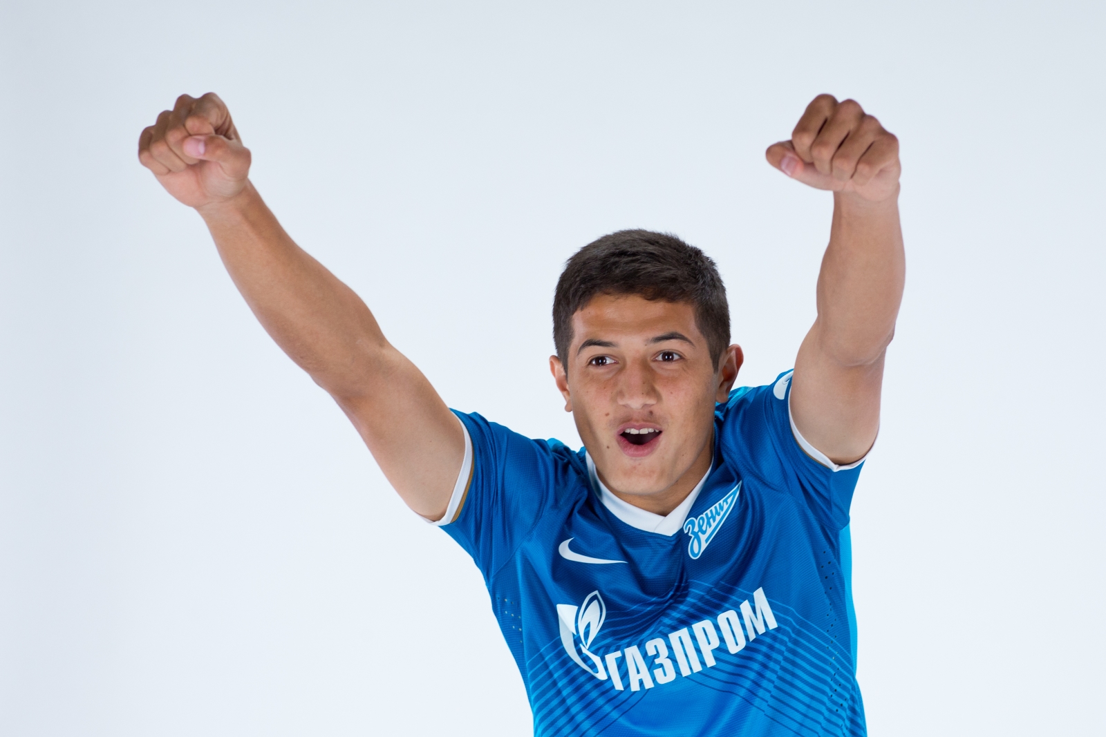 Фотосессия футболиста основного состава ФК «Зенит» сезона 2013/2014