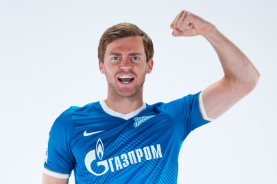 Фотосессия футболиста основного состава ФК «Зенит» сезона  2013/2014