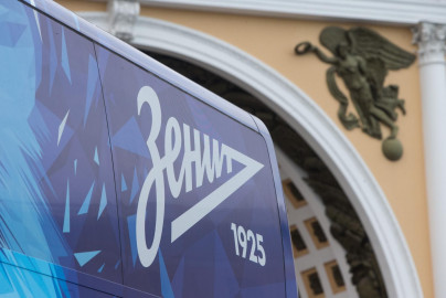 Имиджевая съемка автобуса ФК«Зенит»