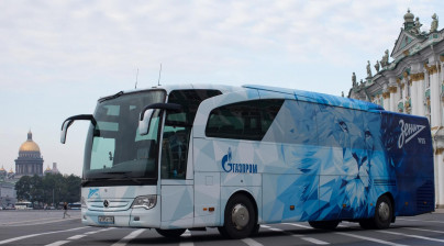 Имиджевая съемка автобуса ФК«Зенит»