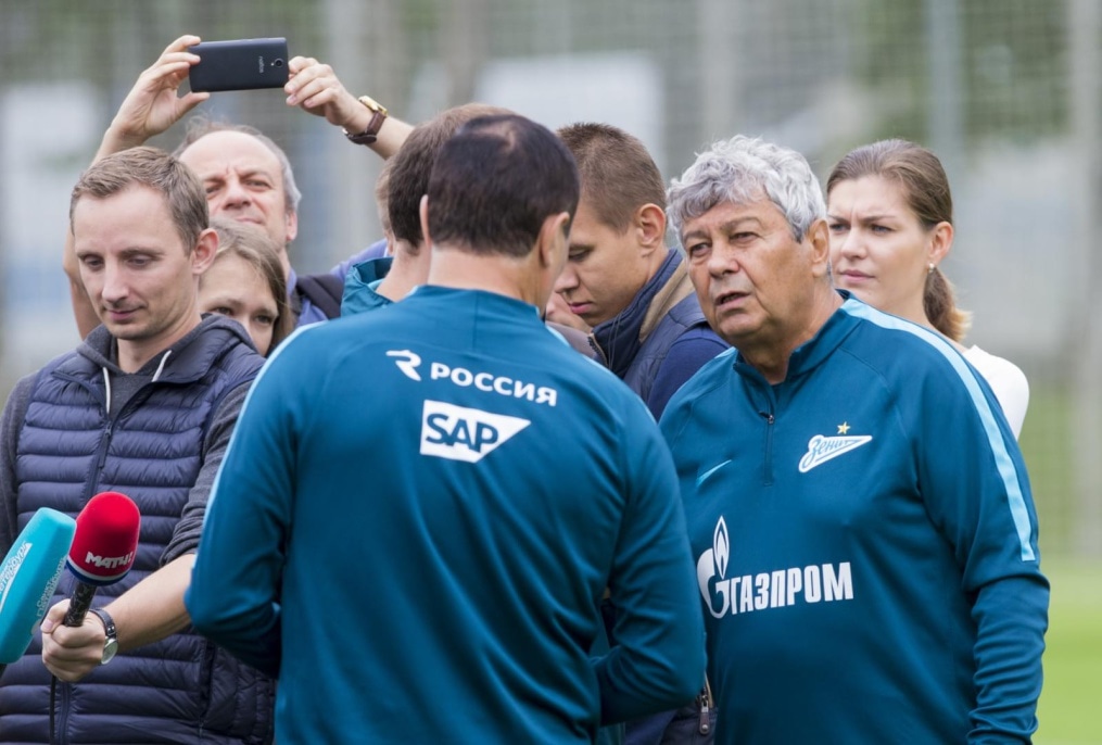 Открытая тренировка «Зенита» перед матчем с ЦСКА