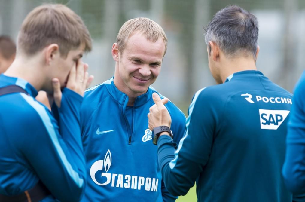 Открытая тренировка «Зенита» перед матчем с ЦСКА