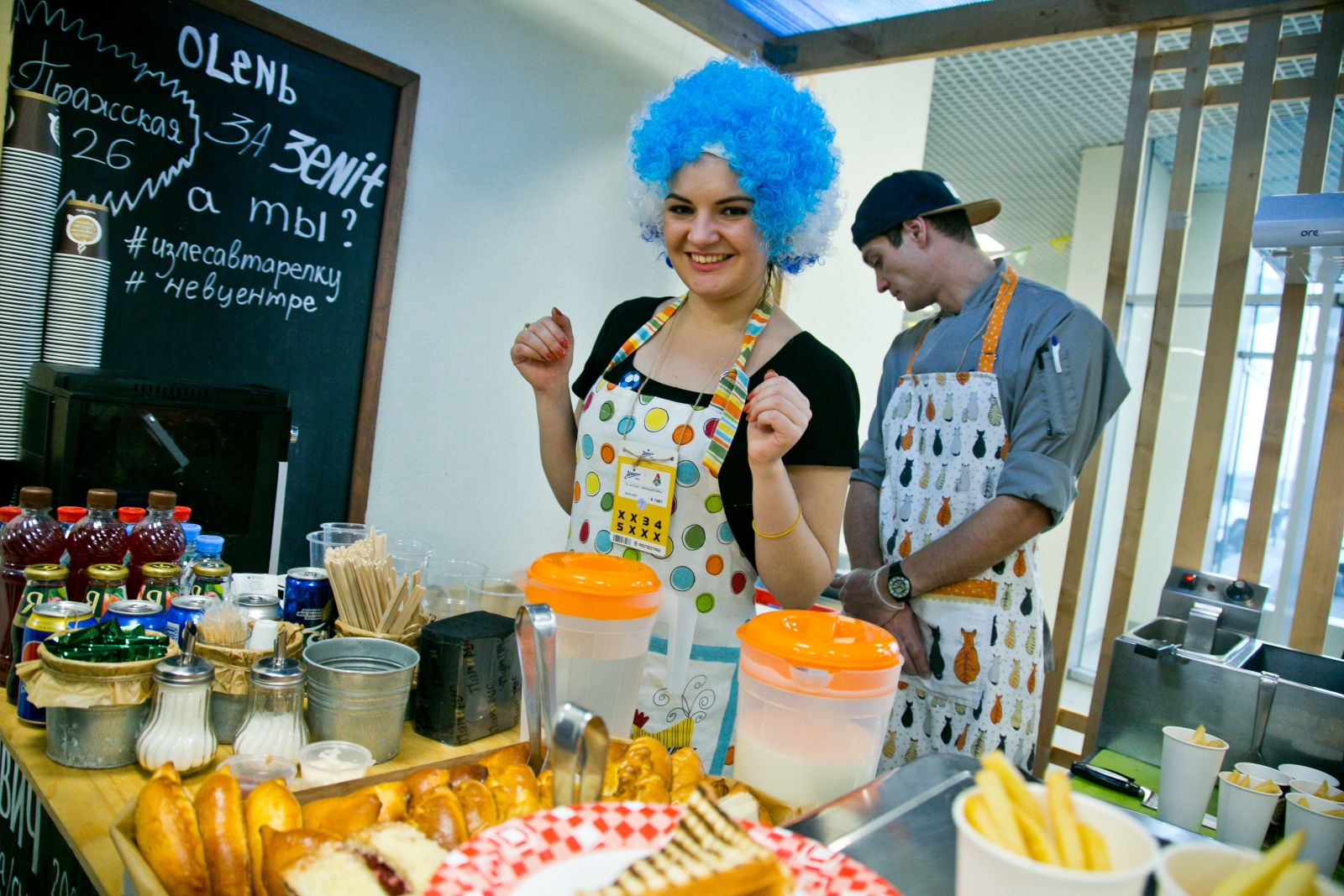 Фестиваль «О, да! Еда! Foodball маркет» на матче «Зенит» — «Локомотив»