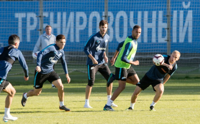 Открытая тренировка «Зенита» перед матчем с «Мольде»