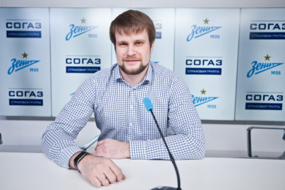 Гости из АО «СОГАЗ» посетили тренировку «Зенита»