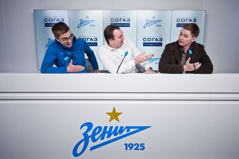 Гости из АО «СОГАЗ» посетили тренировку «Зенита»