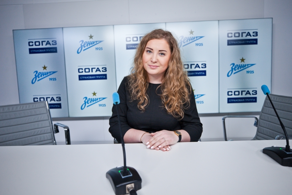 Гости из АО «СОГАЗ» посетили тренировку «Зенита»