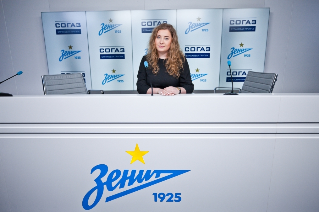 Гости из АО «СОГАЗ» посетили тренировку «Зенита»