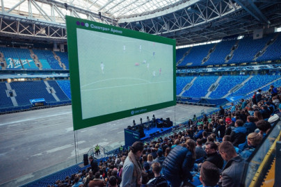 Фан зона «Смотри+ Арена»:  на матче с «Локомотивом»