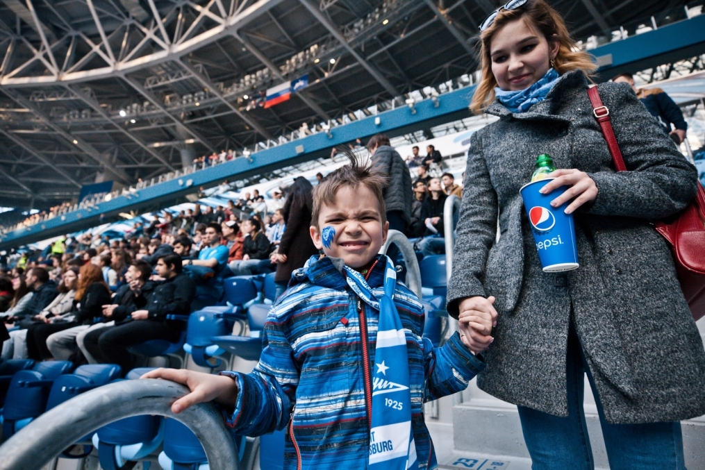 Фан зона «Смотри+ Арена»:  на матче с «Локомотивом»