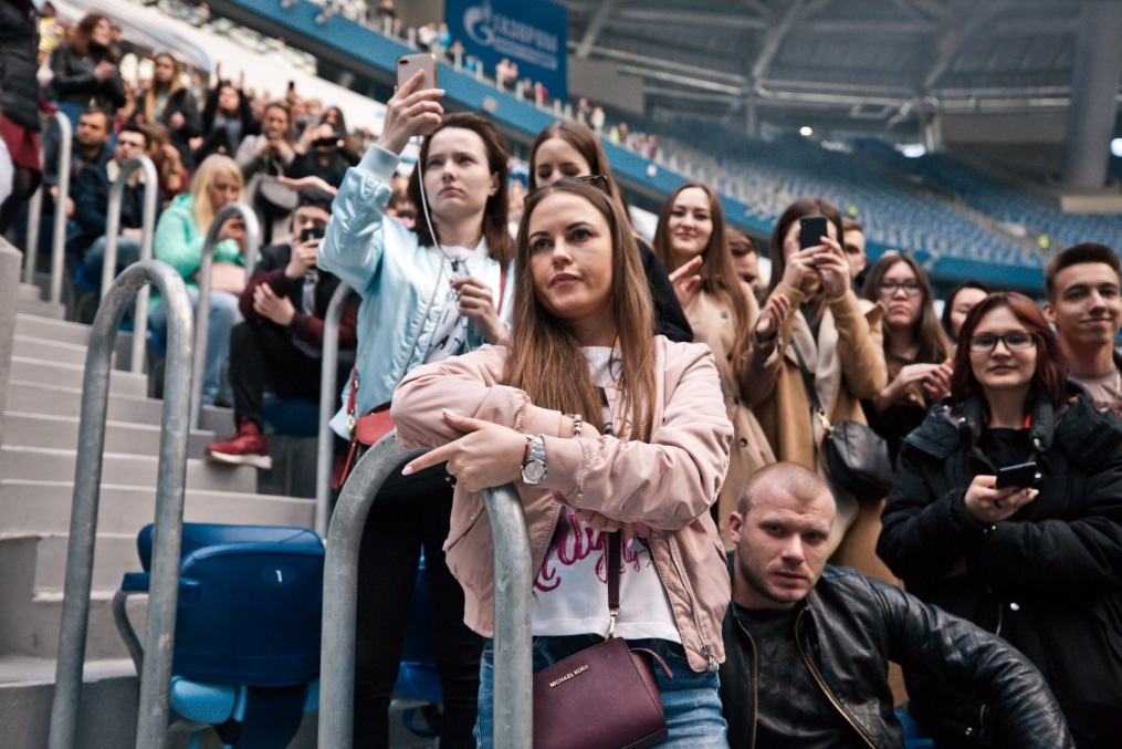 Фан зона «Смотри+ Арена»: на матче с «Локомотивом»