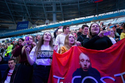 Фан-зона «Смотри+ Арена» на матче «Краснодар» — «Зенит»