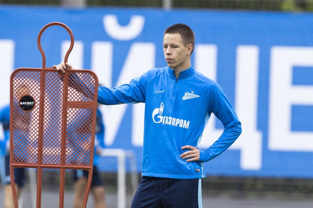 Тренировка «Зенита» перед стартом второй части сезона 2019/20